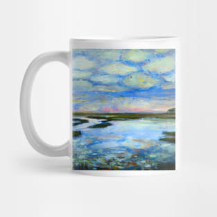 twilight tidal flats clouds Mug